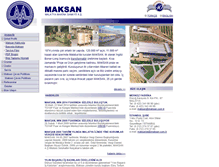 Tablet Screenshot of maksan.com.tr